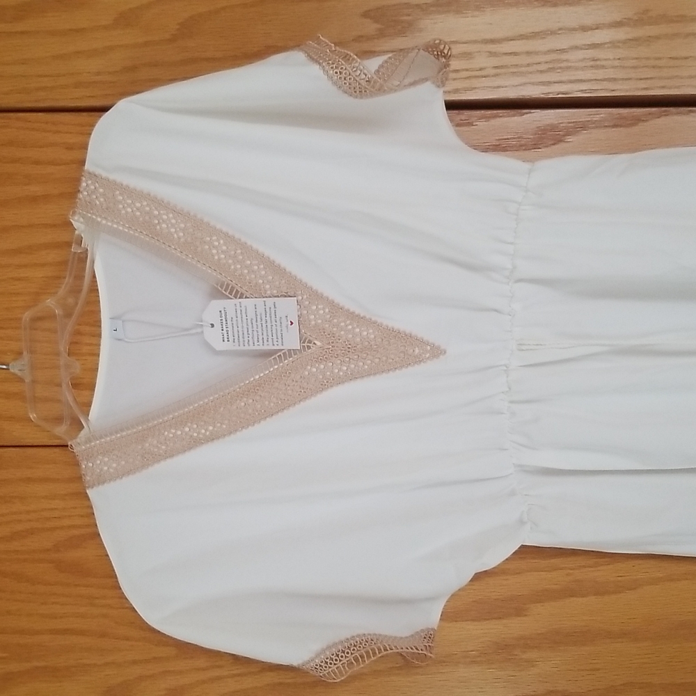 Beige tan tassel mini dress
